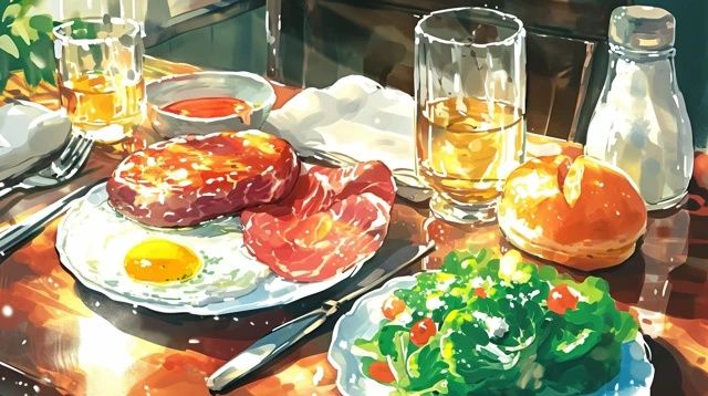 誘人美食手繪漫畫(huà)：圖文并茂，味覺(jué)與視覺(jué)的雙重盛宴