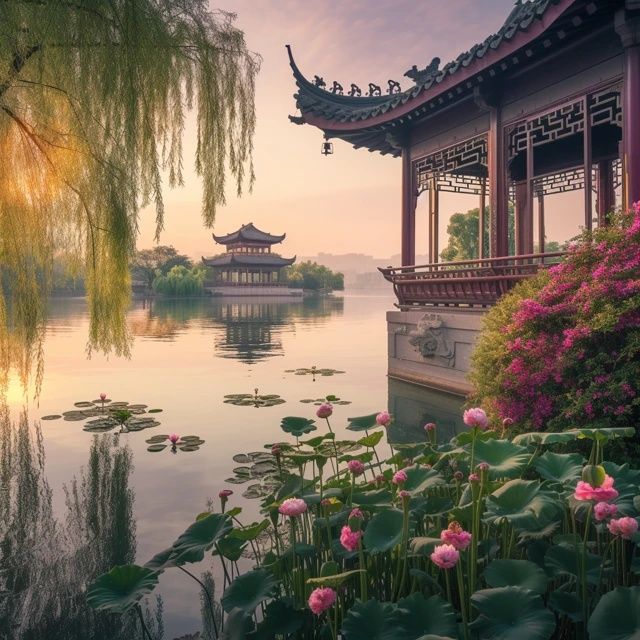 在炎炎夏日，杭州這座歷史悠久的城市，以其獨(dú)特的魅力吸引著無(wú)數(shù)游客