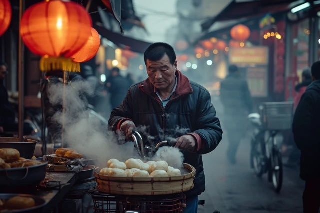 運城火車站夾菜饃老店系列，嘗遍百家風味