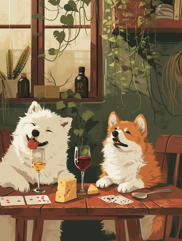 珍藏版明信片:綠蟻新酒與美食時(shí)光
