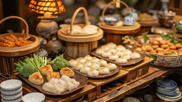 廣東各城市代表美食1、廣州煲仔飯、叉燒包、蝦餃、艇仔粥、腸粉2、深圳光明乳鴿