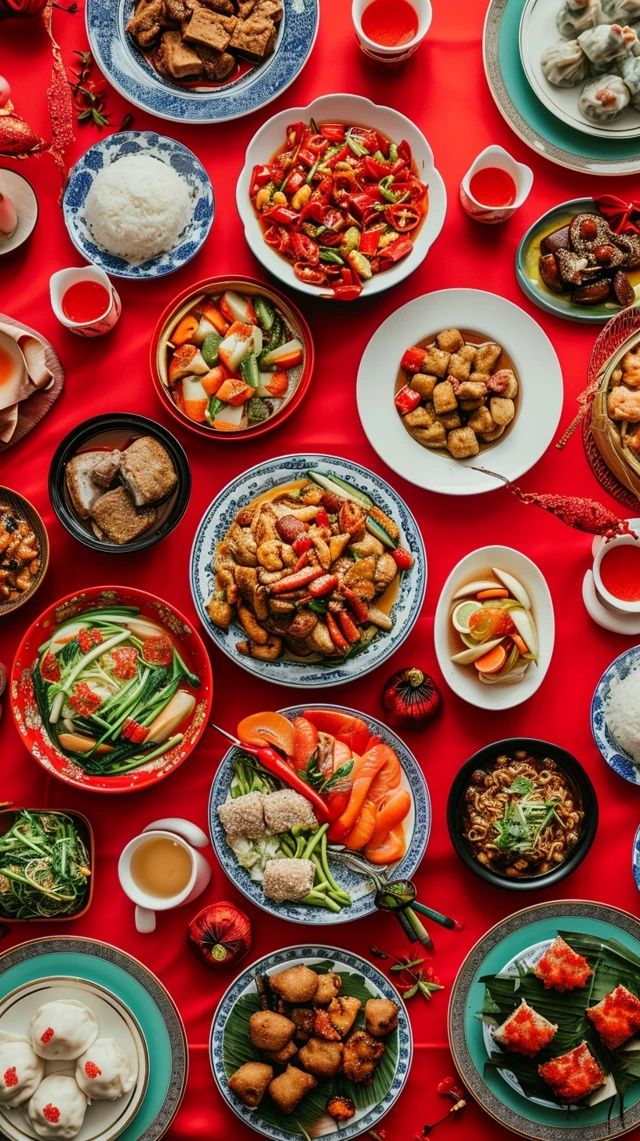 
中國(guó)人美食文化盛宴，福澤綿長(zhǎng)！ 
