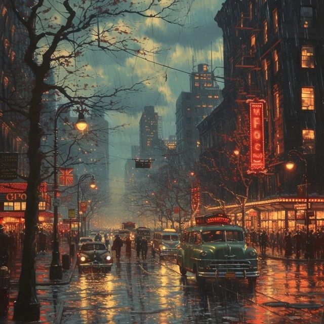 傍晚時分，夕陽余暉溫柔地籠罩著熱鬧的城市，帶來一份寧靜與美好