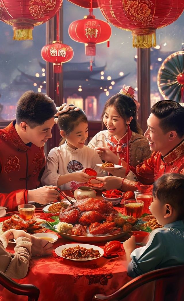 春節(jié)家庭盛宴：風(fēng)味各異，情感共融