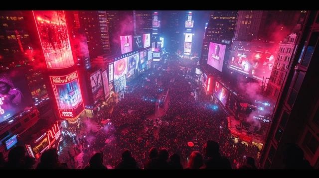 漯河夜晚：華燈初上，霓虹閃爍點(diǎn)亮豫中夜景