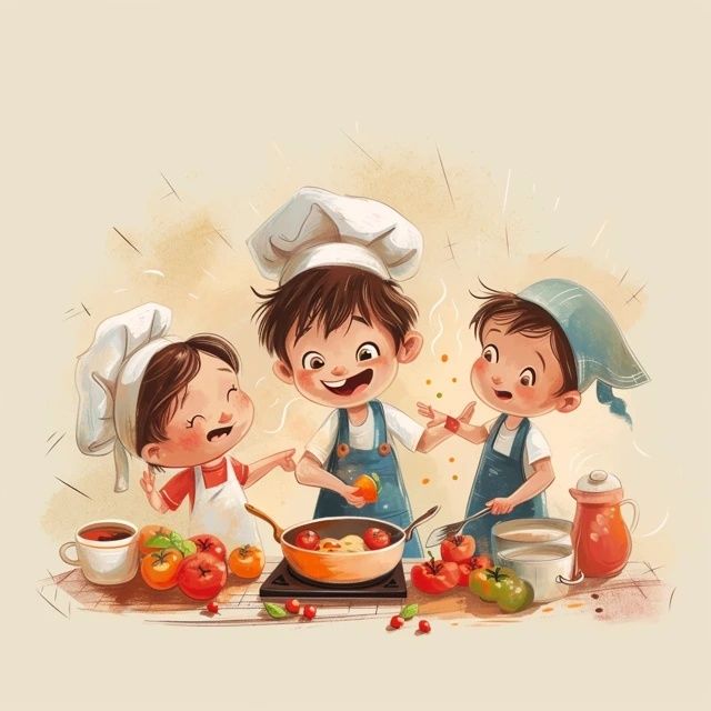 幼兒園萌娃化身小廚神，在田間大展身手制作美食！
