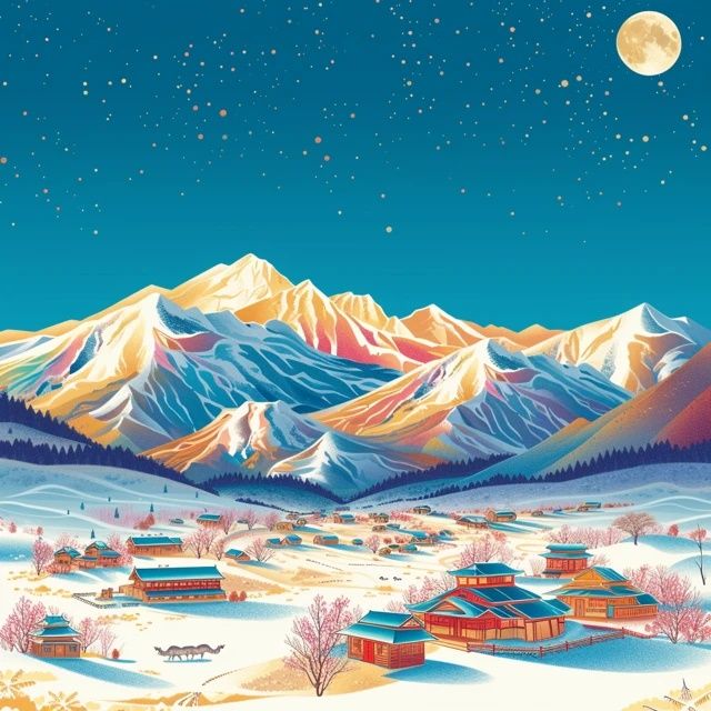 新疆昭蘇恰西四季風(fēng)光：從綠意盎然到冰雪世界的美景探索之旅