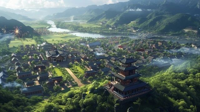 高鐵直達(dá)的千年水鄉(xiāng)：古韻十足的芙蓉鎮(zhèn)，如畫山水與仙俠風(fēng)情的完美融合