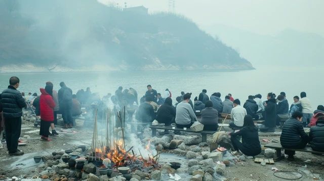 臺灣游客在安徽巢湖深感所愛！