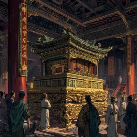 末代皇帝近況：乾隆第七世孫穿龍袍祭祖排場(chǎng)大