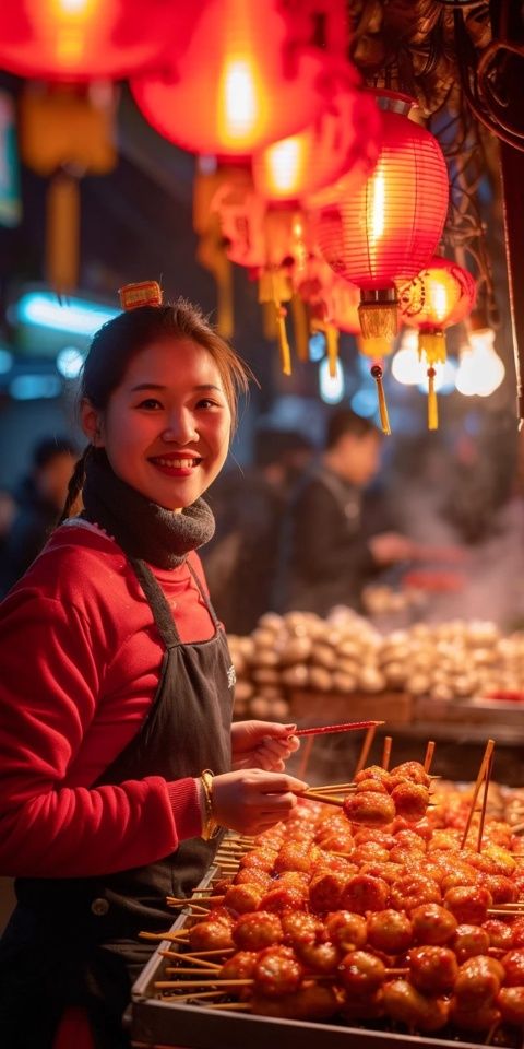 品味傳統(tǒng)廟會盛宴：歡笑、演出、美食盡在其中！