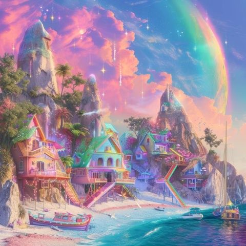 彩云之南風(fēng)景如畫的地方(在美麗的彩云之南，坐落著一個風(fēng)景如畫)