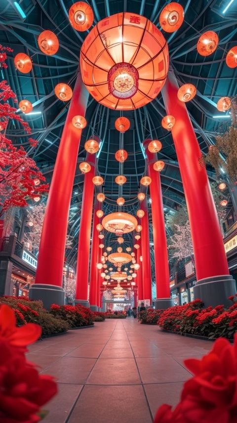 新春將至，廣東各地迎來了一年一度的喜慶時刻，城市街頭巷尾彌漫著濃濃的年味
