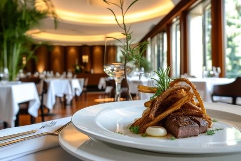 摩洛哥美食之旅 PALAIS TERRAB餐廳，品嘗地道的當?shù)孛朗澈椭胁瓦x項。