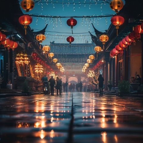 王府井大街位于中國北京市東城區(qū)，是一條具有數(shù)百年悠久歷史的商業(yè)街，被譽為北京的