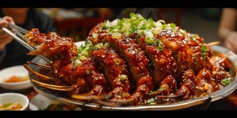 東平湖地區(qū)以其豐富的水產(chǎn)資源和獨(dú)特的烹飪技藝，孕育了眾多令人垂涎的特色美食
