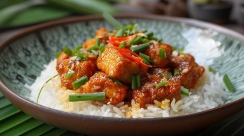 雞肉青豆炒粉絲創(chuàng)意美食·誘人色澤·家常做法全記錄