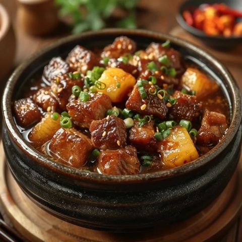 牛雜是一道風(fēng)味獨(dú)特的美食，通常由牛的內(nèi)臟和其他部位組成，味道鮮美