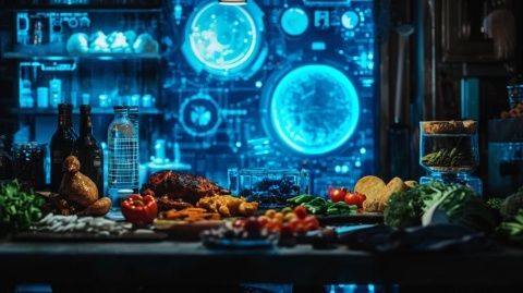 2050年有個(gè)全息AI廚師在你家廚房等你回家！