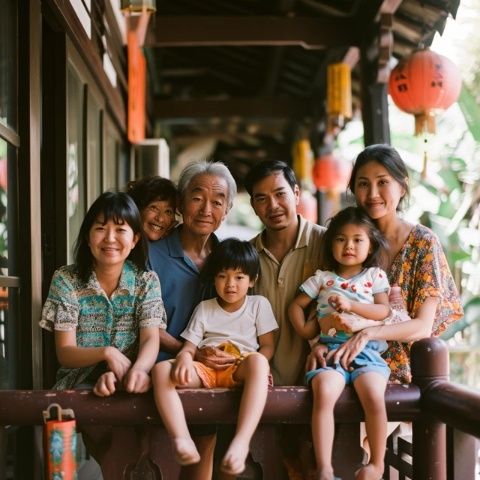 照片中的六個人，身處廣州，甚至在整個廣東省都家喻戶曉,習(xí)慣上