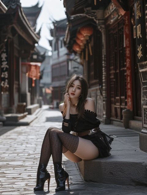 在城市的喧囂中，梁可欣是一位忙碌的都市麗人，平日里活躍在成都繁華的街頭巷尾