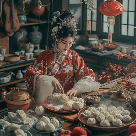 祥云味道之彝族姐妹手工制作糍粑湯圓，傳承農耕文化與美味傳統(tǒng)