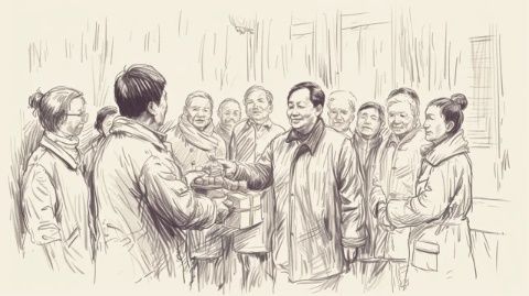 今年暑假，我們一家四口去北京玩，住在親戚家，去的時候給親戚買了3000塊錢禮物