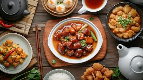 大學(xué)飯?zhí)妹朗炒筚p：廣科飯?zhí)帽貒L佳肴