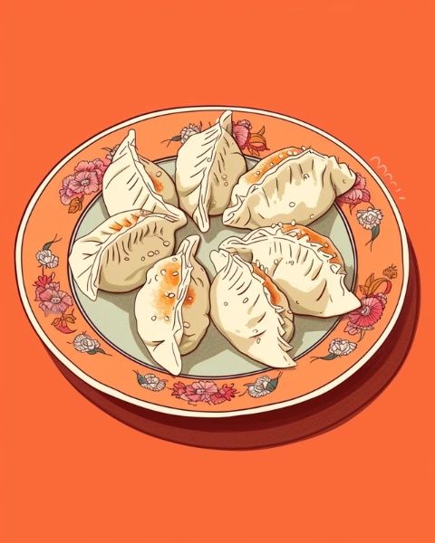 餃子里的巨無(wú)霸蓬萊鯖魚餃子和手掌一樣大