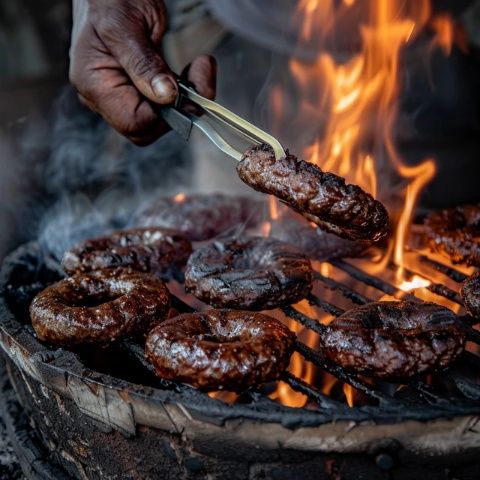 一道料理，兩種情感！炭火慢烤出的肉香四溢，引領(lǐng)著我們進(jìn)入了一場(chǎng)肉食者的狂歡。