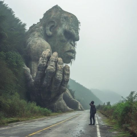 四川之旅奇遇記：韓國(guó)美女樂山游，雨中邂逅大佛奇觀