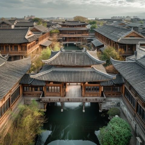 耗資30億！河南打造夢(mèng)幻仿古小鎮(zhèn)，媲美鳳凰古城（圖）