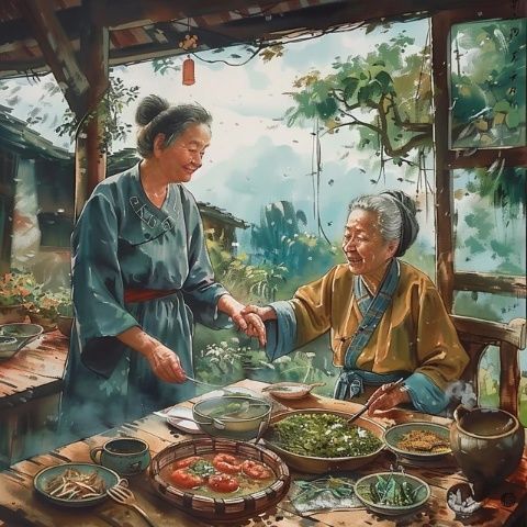 分享一句帶綠的詩句如下：綠蟻新醅酒，紅泥小火爐