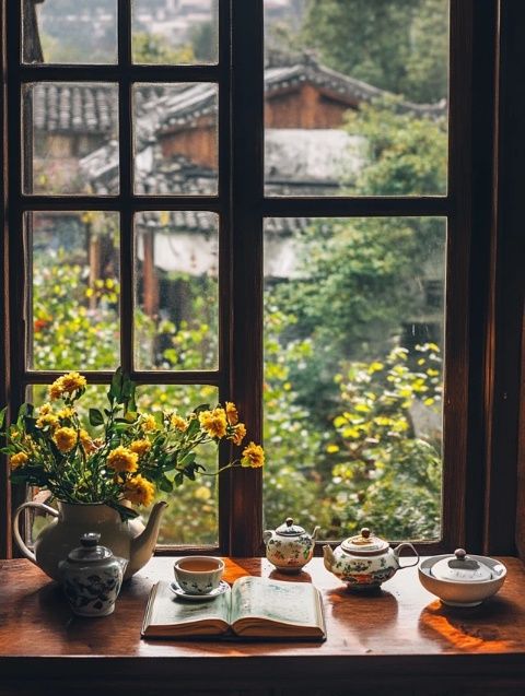 煙雨江南蘇州，品一杯茶，入一幅畫(huà)！