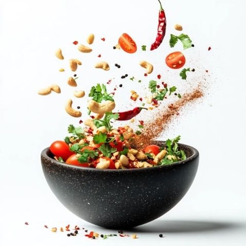 美食生活的調(diào)味魔法：使生活更有滋有味。