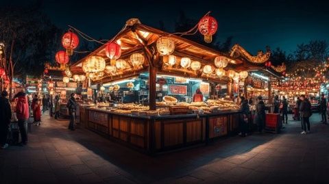 黃岡新去處：王家灣社區(qū)創(chuàng)意夜市街，點亮夏夜美食之旅