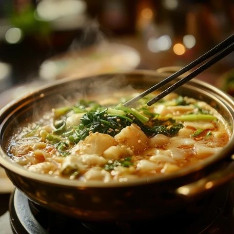 釜山美食推薦地道韓式海鮮烤肉部隊鍋！