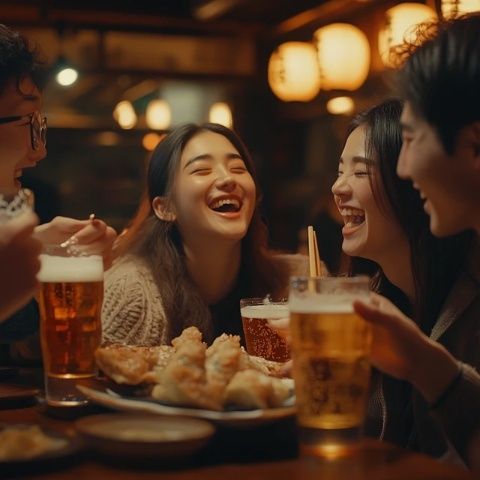 燒烤店內(nèi)不凡夜：六名日本游客與中國奧運熱情的意外相遇