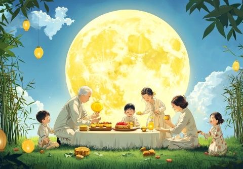 中秋佳節(jié)賞明月，品鑒國(guó)臺(tái)酒，家宴歡聚溫馨時(shí)光