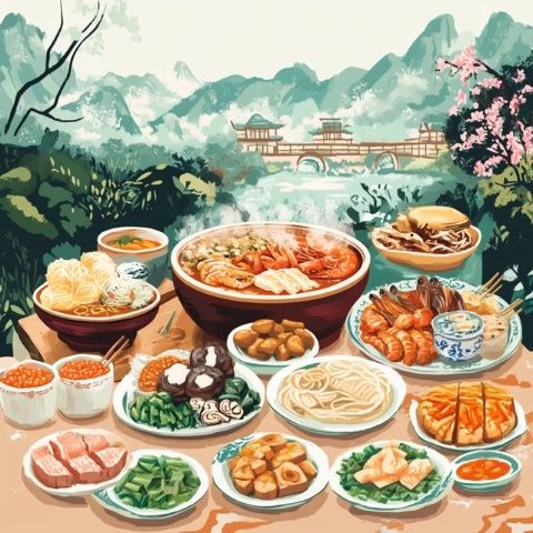 南北交融:中國美食文化的壯麗畫卷與現(xiàn)代創(chuàng)新