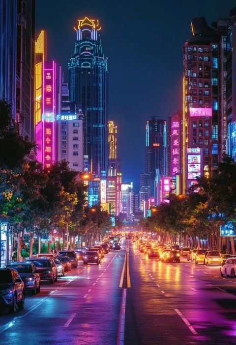 夜幕低垂，星辰點(diǎn)點(diǎn)，廣州這座燈火輝煌的不夜城正演繹著它獨(dú)有的繁華與喧囂