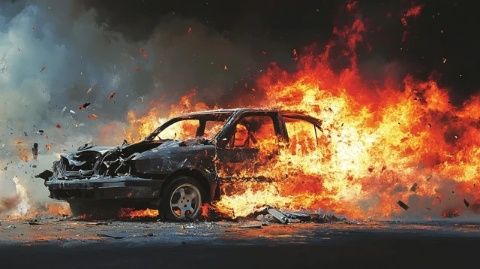 中國揚(yáng)州一家汽車內(nèi)飾廠發(fā)生火災(zāi)事故