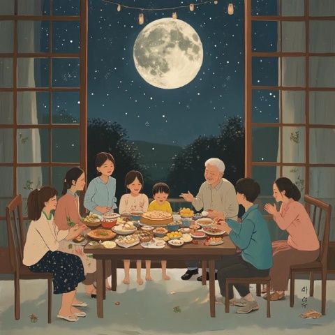 韓國(guó)人如何度過(guò)中秋：合家團(tuán)圓享美食看花燈