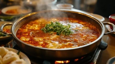 標(biāo)題寧夏隆德盛事啟幕3.71米巨型暖鍋熱氣騰騰，共襄美食盛宴！