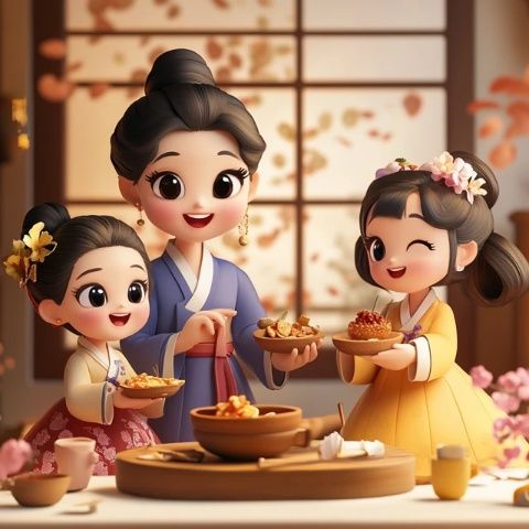 直播教學(xué)：瀟瀟大姑姐耐心指導(dǎo)安安小仙女學(xué)做餃子，傳承節(jié)日?qǐng)F(tuán)圓文化