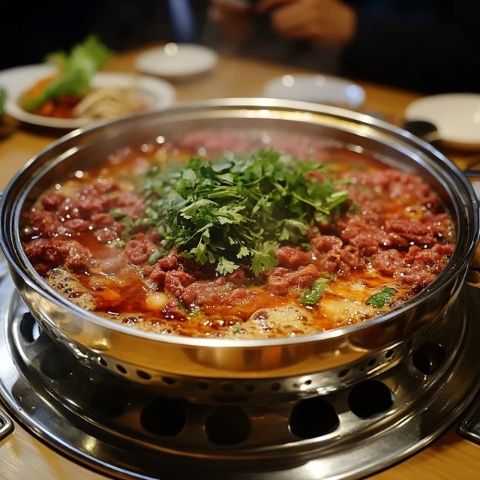 黑龍江大慶，一男子吃89元的自助料理，自己帶了個(gè)大盆，吃了很多的美食