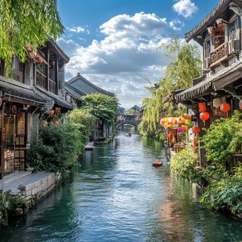 國(guó)慶假期到廣西桂林興安靈渠旅游，在這里遇上了柴火雞