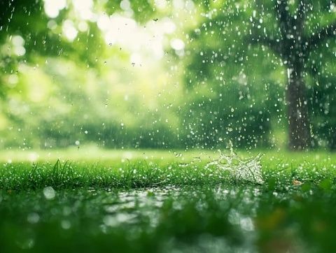 4月14日周日晨醒雨中，午后轉(zhuǎn)晴