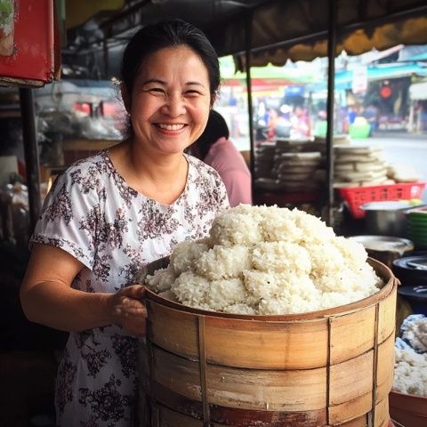 溧陽(yáng)臺(tái)風(fēng)天在家做傳統(tǒng)美食油炸糍，超好吃!