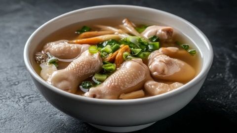 教你做地道嶗山農(nóng)家宴，嶗山菇燉雞，湯鮮味美，做法簡單又好學(xué)
